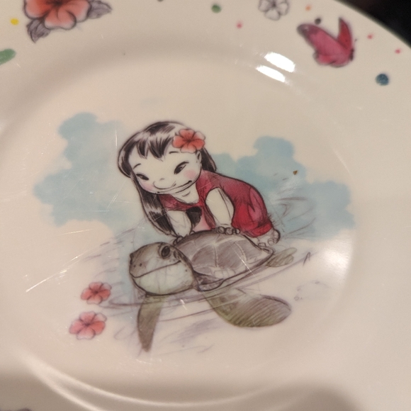 Set of 4 Disney Animator's collection melamine plates - Picture 7 of 13